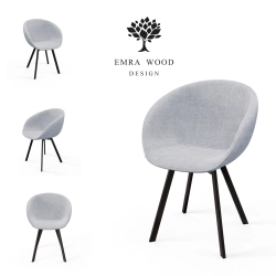 Krzesło KR-500 Ruby Kolory Tkanina Tessero 04 Design Italia 2025-2030